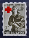 Timbre 1956 Crucea Roşie, MNH, Nestampilat