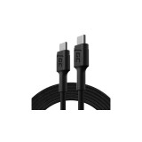 Green Cell GC PowerStream USB-C - USB-C 200cm Power Delivery (60W) 480 Mbps QC 3.0 Cablu de date și &icirc;ncărcare QC 3.0
