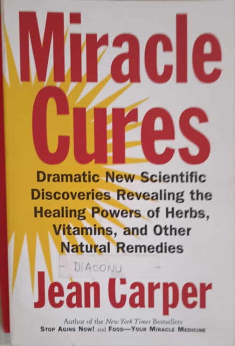 MIRACLE CURES-JEAN CARPER-239756