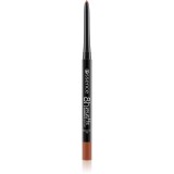 essence 8h Matte Comfort dermatograf mat de buze cu ascutitoare culoare 17 Must Have Brown 0,3 g
