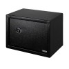 Seif mecanic antifurt Smith & Locke, negru, 35x25x25cm, 16L, otel, birou/rezidential