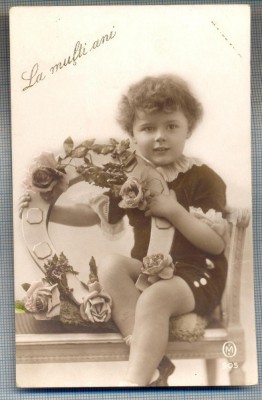 AX 364 CP VECHE- COPIL IN TINUTA DE EPOCA - LA E.PERIETEANU, COM. CONTESTI foto