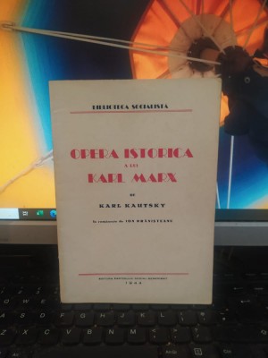 Karl Kautsky, Opera istorică a lui Karl Marx, București 1944, 182 foto