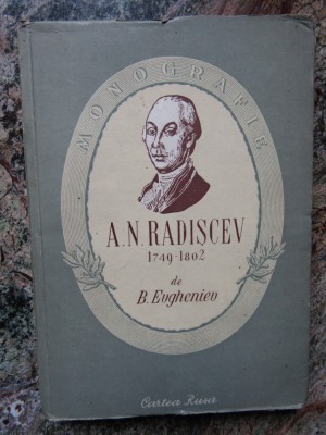 B. EVGHENIEV - A. N. RADISCEV 1749-1802 foto
