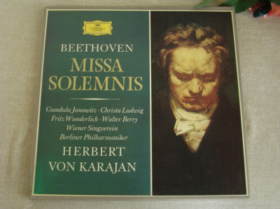 BEETHOVEN - Missa Solemnis - 2 LP Vinil Deutsche Grammophon foto
