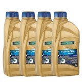 Pachet 4 litri ulei furca Ravenol Forkoil Heavy 15W