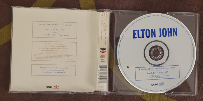Elton John, Something about the way you look tonight, original USA, 1997