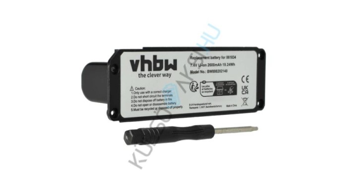 Baterie VHBW &icirc;nlocuiește Bose 061386, 061385, 061834, 061384 pentru difuzor Bose - Li-Ion 2600 mAh