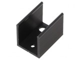 Radiator Negru TO220 25x18x20mm 17K/W