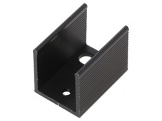 Radiator Negru TO220 25x18x20mm 17K/W