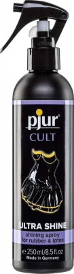 pjur Cult Ultra Shine - Spray pentru Strălucire Materiale Piele, Latex, Cauciuc, 250 ml foto