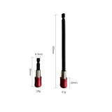 Set 2 Adaptoare magnetice pentru biti, 1/4&quot;, lungimi 60 mm, 150 mm