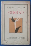 Myh 417s - Annie Vivanti - Gioia! - in limba italiana - ed 1933