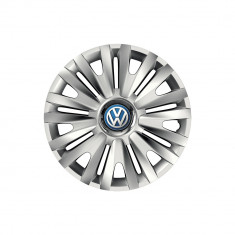 Set 4 capace roti Royal cu inel cromat pentru gama auto Volkswagen, R14