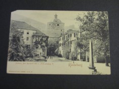 Carte poștală Germană originală &ndash; Castelul Heidelberg (Clădirea Ruprecht, Turnul Ludwig V) (cel mai probabil din perioada 1900&ndash;1940)