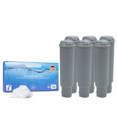 Set 6 Filtre pentru aparat cafea &amp;amp; Tablete decalcifiante, Compatibil Philips, Krups, Siemens, Nivona, Melitta foto