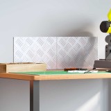 Plăci cu tablouri 2 pcs Argintiu 30 x 20 cm Aluminiu