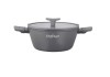 Cratita antiaderenta cu filtru si gura de scurgere 24cm Handy KitchenServ, Cheffinger