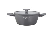 Cratita antiaderenta cu filtru si gura de scurgere 24cm Handy KitchenServ