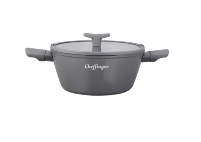 Cratita antiaderenta cu filtru si gura de scurgere 24cm Handy KitchenServ foto