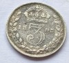 467. Moneda Marea Britanie 3 pence 1895 (Victoria Old Head), Europa