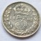 467. Moneda Marea Britanie 3 pence 1895 (Victoria Old Head)
