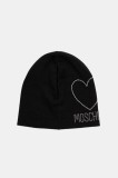 Moschino căciulă de l&acirc;nă culoarea negru, M3332 65451