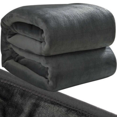 Pătură Confortabilă de 1.6x2m - Culoare Gri foto