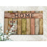 Covoras Intrare Home Owl, 40x60 cm, Cauciucat
