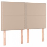 Cumpara ieftin Tablii de pat 4 buc. cappuccino 72x5x78/88 cm piele ecologica