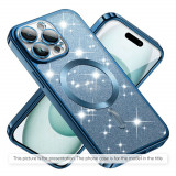 Cumpara ieftin Husa pentru Samsung Galaxy S24 Plus, Techsuit Luxury Glitter MagSafe, Light Blue