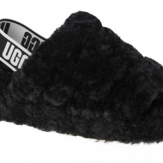 Papuci UGG Fluff Yeah Slide 1095119-BLK negru