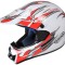 Casca cross/ATV, Awina TN-8686-30, culoare alb/rosu, marime M Cod Produs: MX_NEW AJ0364