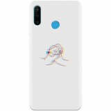 Husa silicon pentru Huawei P30 Lite, With Love