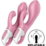 Satisfyer Vibrator-Satisfyer Air Pump Bunny 2 Roz-Silicon, 12