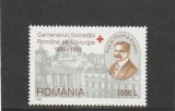 ROMANIA 1998 LP 1453 CENTENARUL SOCIETATII ROMANE DE CHIRURGIE MNH NESTAMPILAT