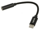 Adaptor Jack 3,5mm 4pin USB C 0,13m negru