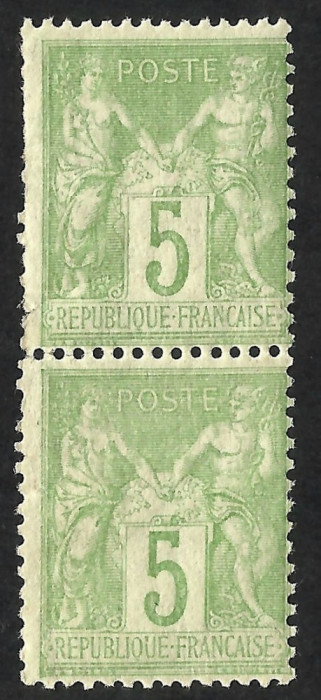 FRANTA -- PERECHE 1898 / 1899 MLH TIPUL I