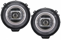 Faruri Full LED MERCEDES G-Class W463 (2005-2017) Crom Facelift 2018 Design cu Dynamic Start Up Performance AutoTuning