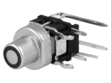 Comutator tastatură cu LED argintiu 12V