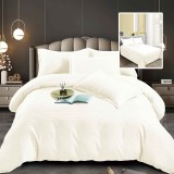 Cumpara ieftin Set lenjerie de pat pentru 2 persoane XXL, Bumbac Damasc Policotton, 4 piese, Cearceaf pat 230x260, Cearceaf pilota 220x200, Fete de perne 50x70 x 2,