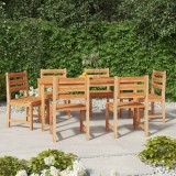 VidaXL Set mobilier de grădină, 7 piese, lemn masiv de tec