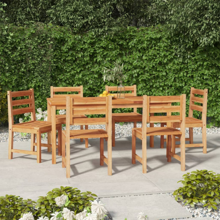 Set mobilier de gradina, 7 piese, lemn masiv de tec GartenMobel Dekor