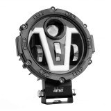 Proiector LED V-Light 12V 24V AMiO, 50W, 9-36V, 6000K, 5500 lm, rotunda 172 mm, rezistenta la apa, praf si socuri