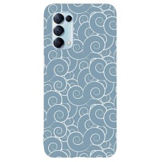 Husa compatibila cu Oppo Find X5 5G model Blue Clouds, Silicon, TPU, Viceversa