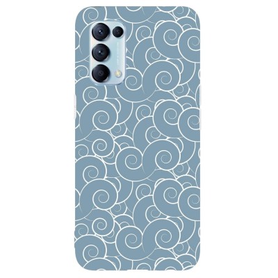 Husa compatibila cu Oppo A15s model Blue Clouds, Silicon, TPU, Viceversa foto