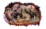 Cumpara ieftin Sticker decorativ cu Dinozauri, 85 cm, 4237ST-1