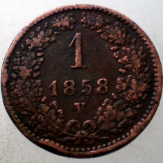 C.037 AUSTRIA 1 KREUZER 1858 V
