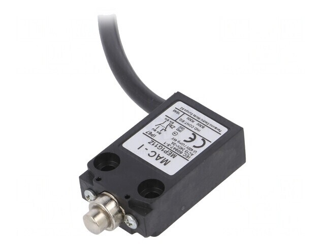 Limitator de cursă bolț &Oslash;8mm NO NC 5A 240VAC 250VDC MEP1G11Z