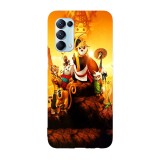 Husa compatibila cu Oppo A54 5G, Viceversa, model Po King Kung fu panda, Silicon, TPU, Transparent, Carcasa